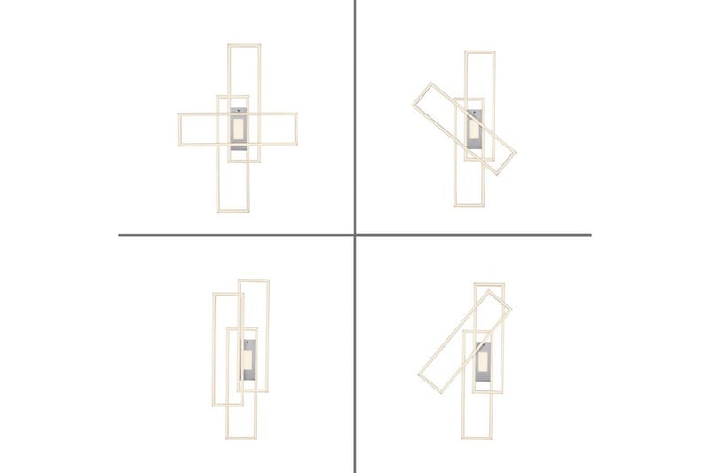 Taklampa Asmin - 69,4x6,8x98,9 cm - Belysning & el - Inomhusbelysning & lampor - Sovrumslampa - Taklampa sovrum