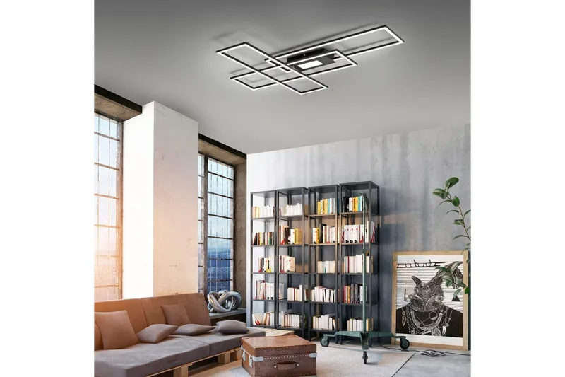 Taklampa Asmin - 69,4x6,8x99 cm - Belysning & el - Inomhusbelysning & lampor - Sovrumslampa - Taklampa sovrum