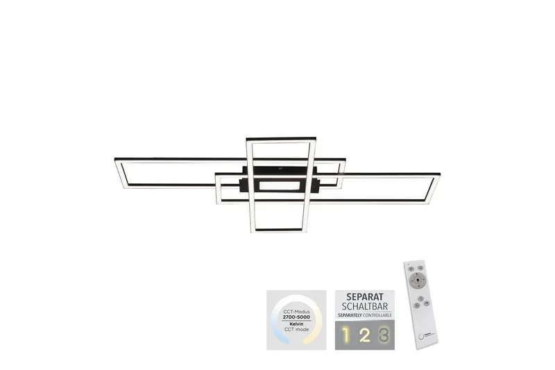 Taklampa Asmin - 69,4x6,8x99 cm - Belysning & el - Inomhusbelysning & lampor - Sovrumslampa - Taklampa sovrum