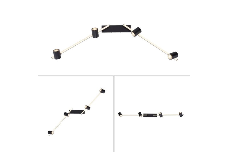 Taklampa Barik - 101x18x123 cm - Belysning & el - Inomhusbelysning & lampor - Sovrumslampa - Taklampa sovrum