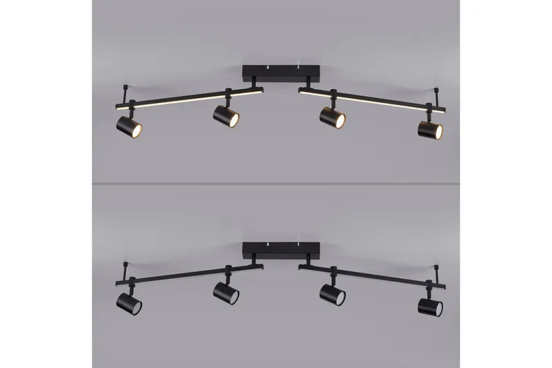 Taklampa Barik - 101x18x123 cm - Belysning & el - Inomhusbelysning & lampor - Sovrumslampa - Taklampa sovrum