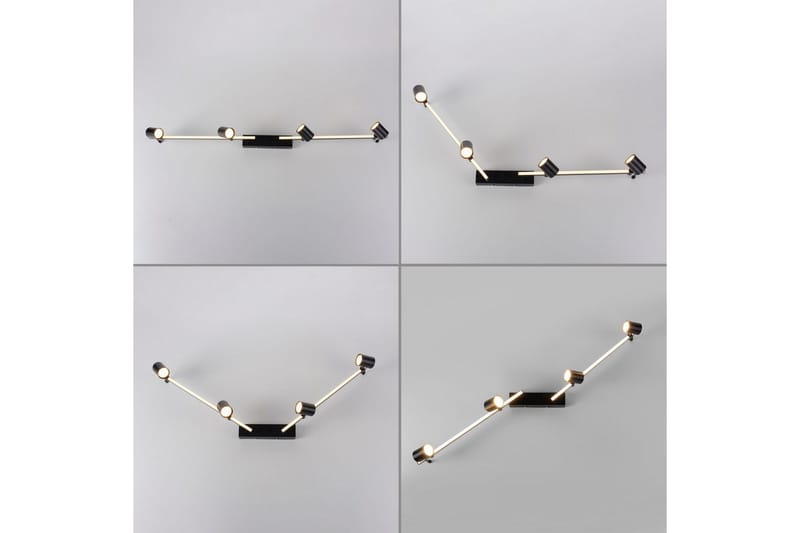 Taklampa Barik - 101x18x123 cm - Belysning & el - Inomhusbelysning & lampor - Sovrumslampa - Taklampa sovrum