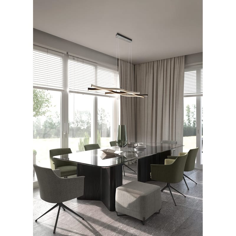 Taklampa Blaze - Borstad aluminium - Belysning & el - Inomhusbelysning & lampor - Sovrumslampa - Taklampa sovrum