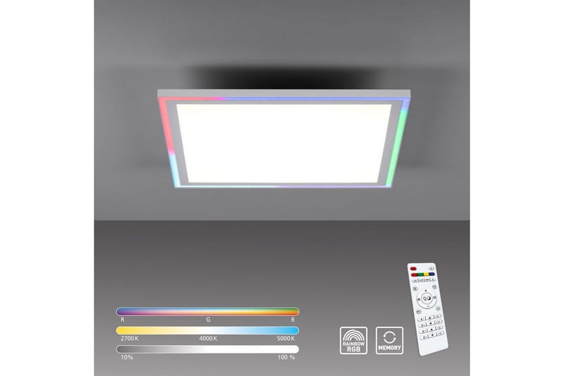 Taklampa Edging - 40x5,2x40 cm - Belysning & el - Inomhusbelysning & lampor - Sovrumslampa - Taklampa sovrum