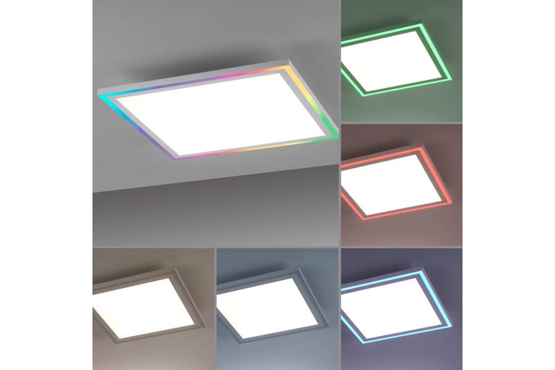 Taklampa Edging - 40x5,2x40 cm - Belysning & el - Inomhusbelysning & lampor - Sovrumslampa - Taklampa sovrum