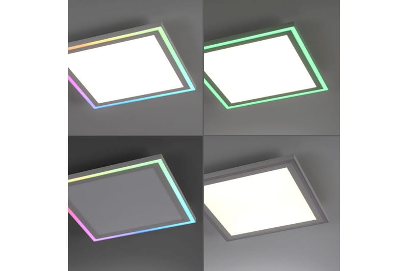 Taklampa Edging - 40x5,2x40 cm - Belysning & el - Inomhusbelysning & lampor - Sovrumslampa - Taklampa sovrum