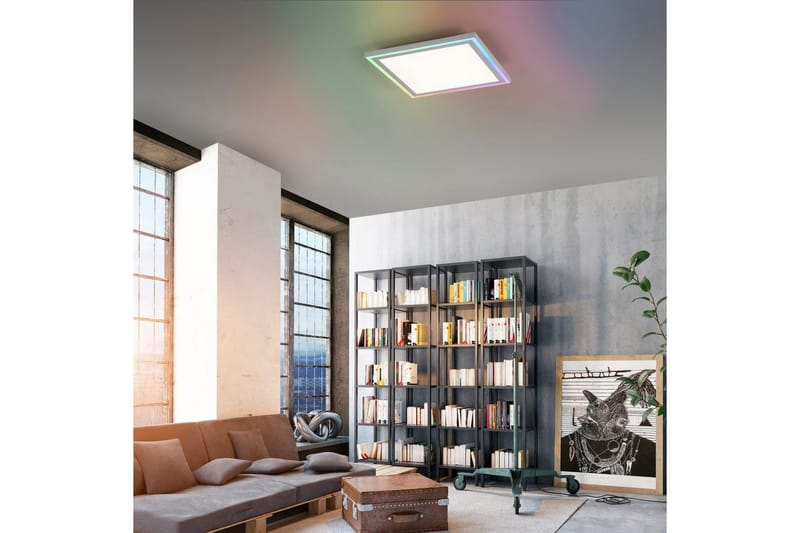 Taklampa Edging - 40x5,2x40 cm - Belysning & el - Inomhusbelysning & lampor - Sovrumslampa - Taklampa sovrum