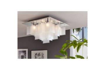 Taklampa Eglo Condrada 1 - Vit/Krom - Belysning & el - Inomhusbelysning & lampor - Sovrumslampa - Taklampa sovrum
