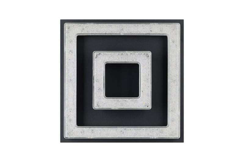 Taklampa Eglo Fradelo 1 240x240 mm - Svart/Grå - Belysning & el - Inomhusbelysning & lampor - Sovrumslampa - Taklampa sovrum