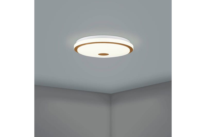 Taklampa Eglo Lanciano 1 380 mm - Vit/Brun - Belysning & el - Inomhusbelysning & lampor - Sovrumslampa - Taklampa sovrum