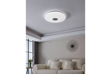 Taklampa Eglo Lanciano - Vit/Silver - Belysning & el - Inomhusbelysning & lampor - Sovrumslampa - Taklampa sovrum