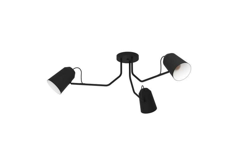 Taklampa Eglo Loreto, Svart/Vit