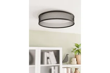 Taklampa Eglo Luppineria Ø385 mm Svart Vit - Svart - Belysning & el - Inomhusbelysning & lampor - Sovrumslampa - Taklampa sovrum