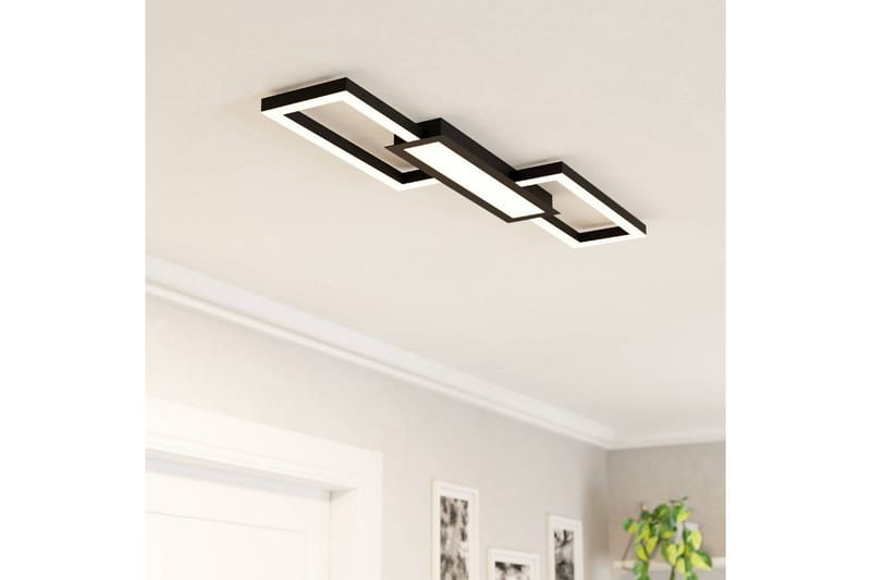 Taklampa Eglo Monirote Svart Vit - Vit - Belysning & el - Inomhusbelysning & lampor - Sovrumslampa - Taklampa sovrum