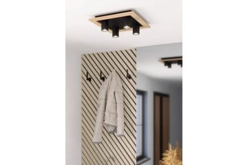 Taklampa Eglo Valcasotto 1 - Svart/Brun - Belysning & el - Ljuskällor & glödlampor - LED-belysning - LED-spotlight