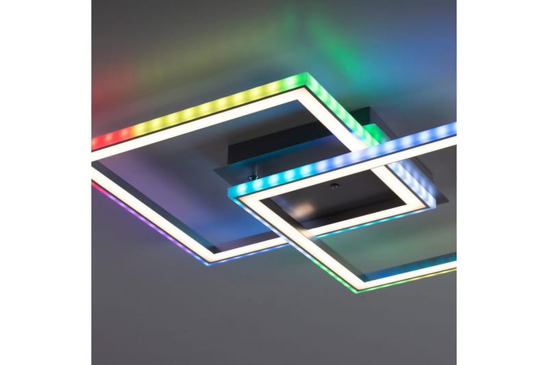 Taklampa Felix - 44,5x6,4x44,5 cm - Belysning & el - Inomhusbelysning & lampor - Sovrumslampa - Taklampa sovrum