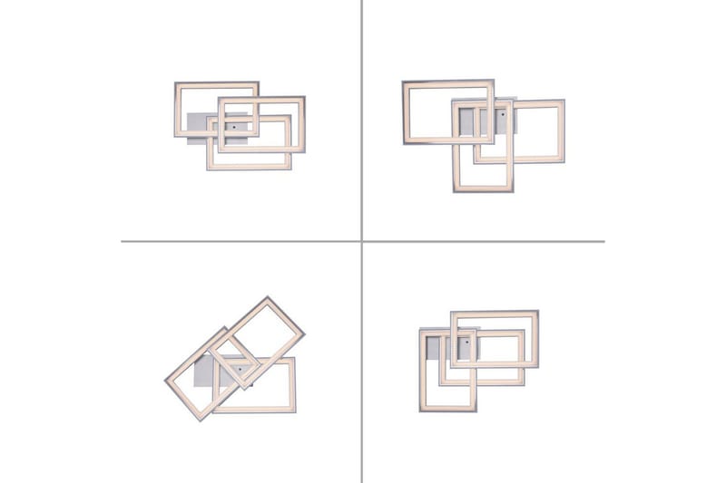 Taklampa Felix - 56x8,4x54 cm - Belysning & el - Inomhusbelysning & lampor - Sovrumslampa - Taklampa sovrum