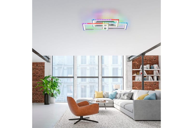 Taklampa Felix - 56x8,4x54 cm - Belysning & el - Inomhusbelysning & lampor - Sovrumslampa - Taklampa sovrum