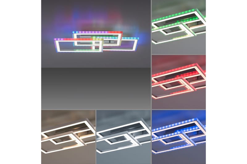 Taklampa Felix - 56x8,4x54 cm - Belysning & el - Inomhusbelysning & lampor - Sovrumslampa - Taklampa sovrum