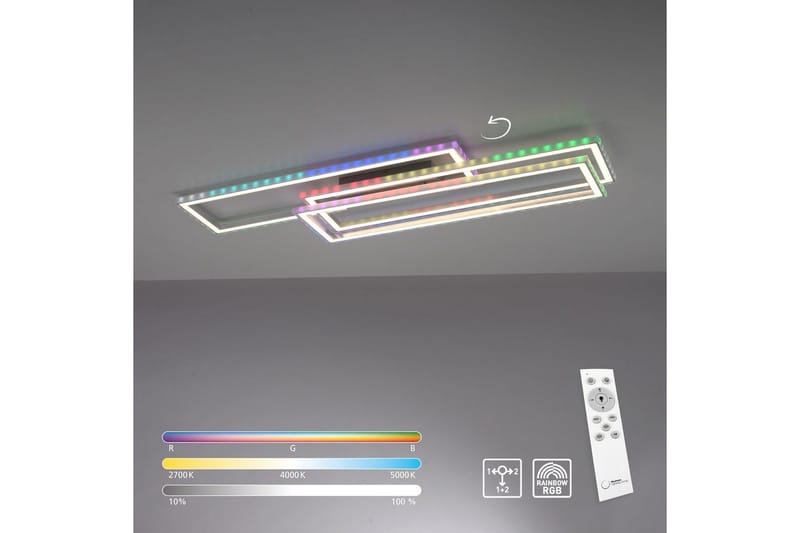 Taklampa Felix - 71x6,9x101,2 cm - Belysning & el - Inomhusbelysning & lampor - Sovrumslampa - Taklampa sovrum