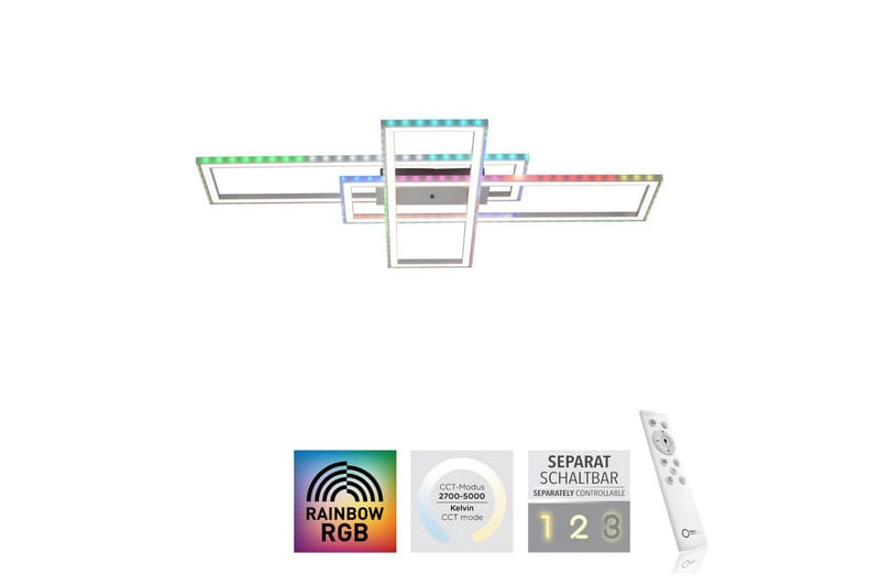 Taklampa Felix - 71x6,9x101,2 cm - Belysning & el - Inomhusbelysning & lampor - Sovrumslampa - Taklampa sovrum