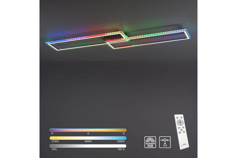 Taklampa Felix - 72x6,4x121 cm - Belysning & el - Inomhusbelysning & lampor - Sovrumslampa - Taklampa sovrum