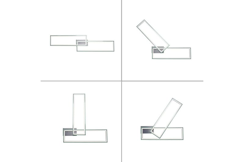 Taklampa Felix - 72x6,4x121 cm - Belysning & el - Inomhusbelysning & lampor - Sovrumslampa - Taklampa sovrum