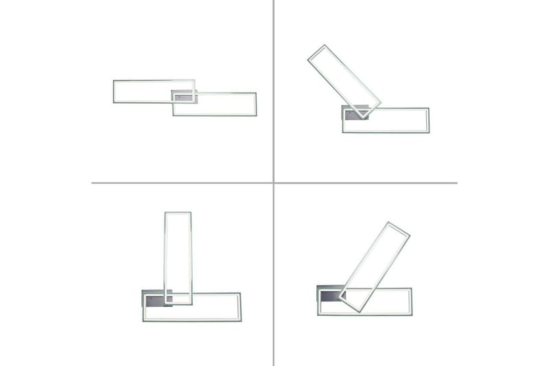 Taklampa Felix - 72x6,4x121 cm - Belysning & el - Inomhusbelysning & lampor - Sovrumslampa - Taklampa sovrum