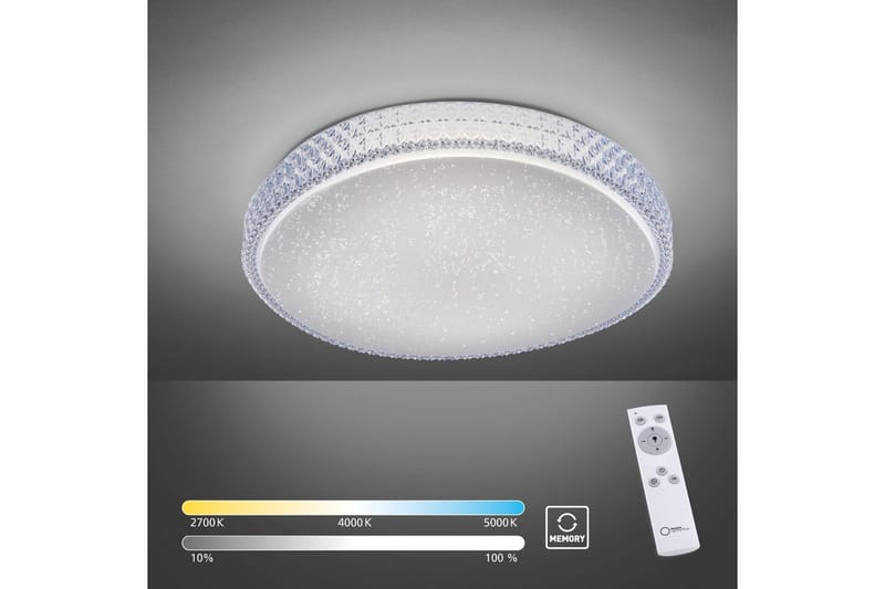 Taklampa Frida - 60x11x60 cm - Belysning & el - Inomhusbelysning & lampor - Sovrumslampa - Taklampa sovrum