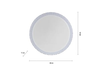 Taklampa Frida - 60x11x60 cm - Belysning & el - Inomhusbelysning & lampor - Sovrumslampa - Taklampa sovrum