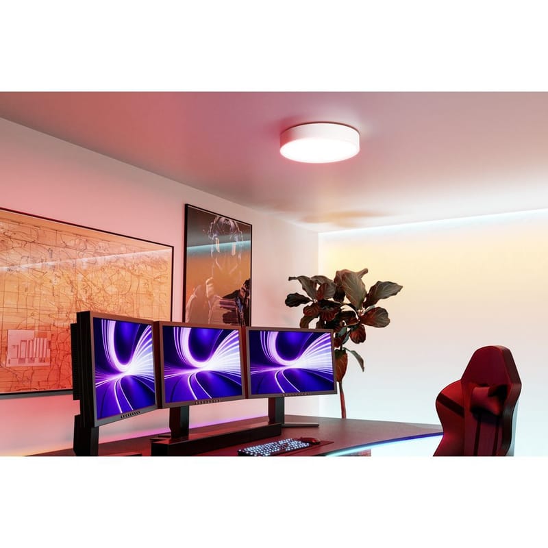 Taklampa Gallizzi - Vit, 390 mm - Belysning & el - Inomhusbelysning & lampor - Sovrumslampa - Taklampa sovrum