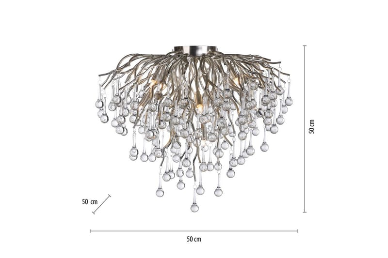Taklampa Istapp - 50x50x50 cm - Belysning & el - Inomhusbelysning & lampor - Sovrumslampa - Taklampa sovrum