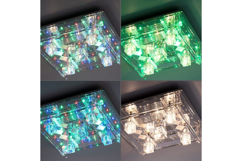 Taklampa Kemal2.0 - 50x15x50 cm - Belysning & el - Inomhusbelysning & lampor - Sovrumslampa - Taklampa sovrum