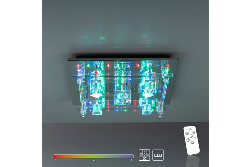 Taklampa Kemal2.0 - 50x15x50 cm - Belysning & el - Inomhusbelysning & lampor - Sovrumslampa - Taklampa sovrum