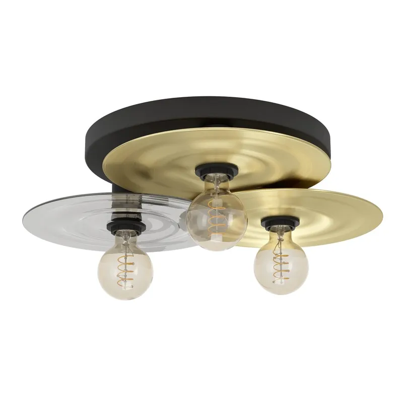 Taklampa Lintmill med 3 lampor, 53 cm