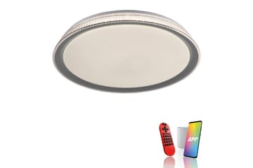 Taklampa Lolasmart Kari - 51x9x51 cm - Belysning & el - Inomhusbelysning & lampor - Sovrumslampa - Taklampa sovrum