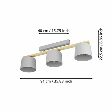 Taklampa Mariel - 19 cm - Belysning & el - Inomhusbelysning & lampor - Sovrumslampa - Taklampa sovrum