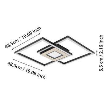 Taklampa Marinello - 48,5 cm - Belysning & el - Inomhusbelysning & lampor - Sovrumslampa - Taklampa sovrum