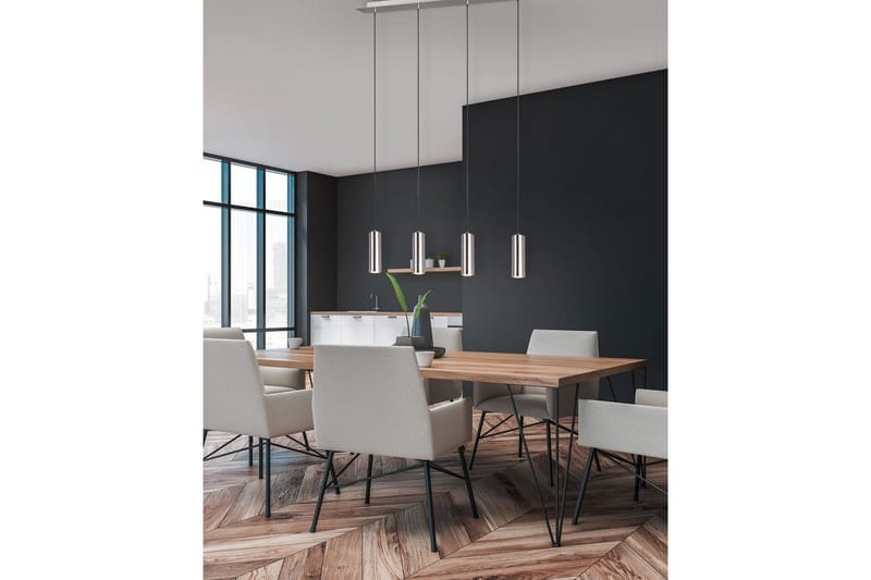 Taklampa Marley - Borstad stål - Belysning & el - Inomhusbelysning & lampor - Sovrumslampa - Taklampa sovrum