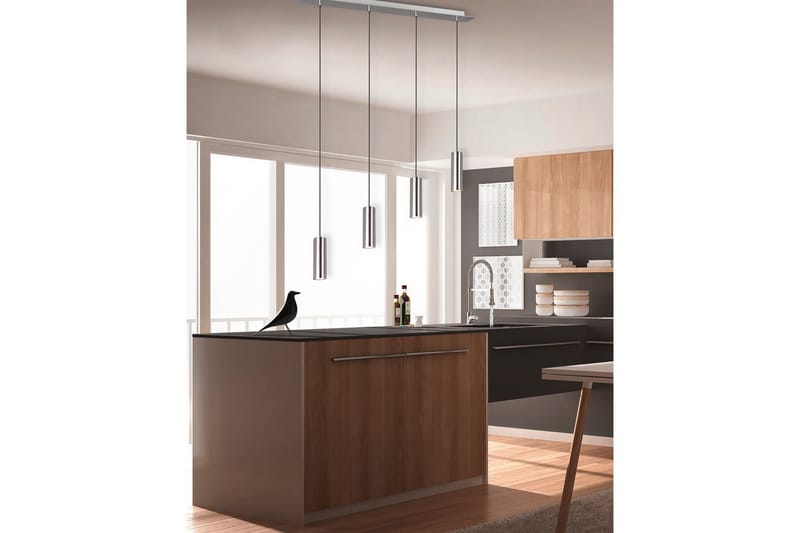 Taklampa Marley - Borstad stål - Belysning & el - Inomhusbelysning & lampor - Sovrumslampa - Taklampa sovrum