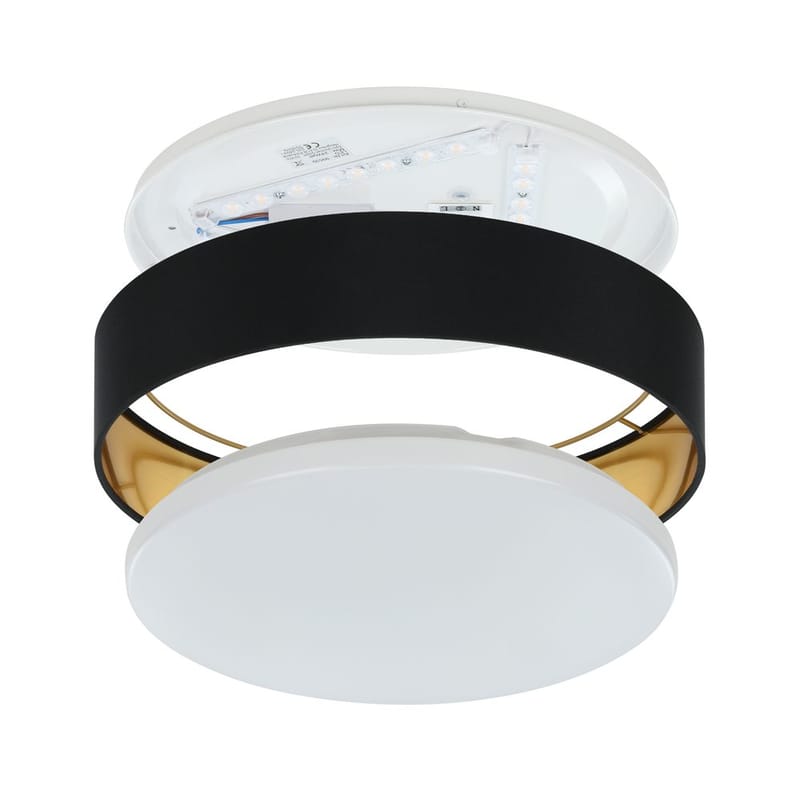 Taklampa Maserlo - Svart/Guld - Belysning & el - Inomhusbelysning & lampor - Sovrumslampa - Taklampa sovrum