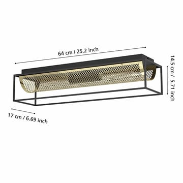 Taklampa Nohales - 17 cm - Belysning & el - Inomhusbelysning & lampor - Sovrumslampa - Taklampa sovrum
