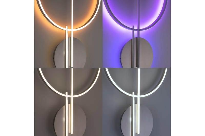 Taklampa Q-Arkoa - 60x6x115 cm - Belysning & el - Inomhusbelysning & lampor - Sovrumslampa - Taklampa sovrum