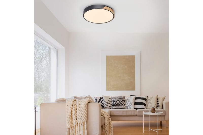 Taklampa Q-Bila - 52x7x51 cm - Belysning & el - Inomhusbelysning & lampor - Sovrumslampa - Taklampa sovrum