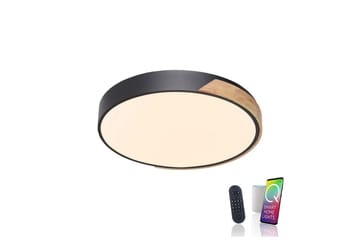Taklampa Q-Bila - 52x7x51 cm - Belysning & el - Inomhusbelysning & lampor - Sovrumslampa - Taklampa sovrum