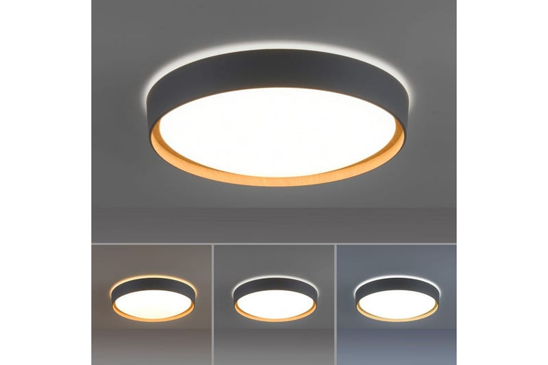 Taklampa Q-Emilia - 50x12x50 cm - Belysning & el - Inomhusbelysning & lampor - Sovrumslampa - Taklampa sovrum