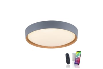Taklampa Q-Emilia - 50x12x50 cm - Belysning & el - Inomhusbelysning & lampor - Sovrumslampa - Taklampa sovrum