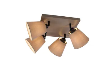 Taklampa Riala - 59x25,5x59 cm - Belysning & el - Inomhusbelysning & lampor - Sovrumslampa - Taklampa sovrum