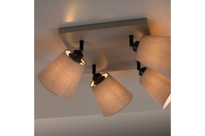 Taklampa Riala - 59x25,5x59 cm - Belysning & el - Inomhusbelysning & lampor - Sovrumslampa - Taklampa sovrum
