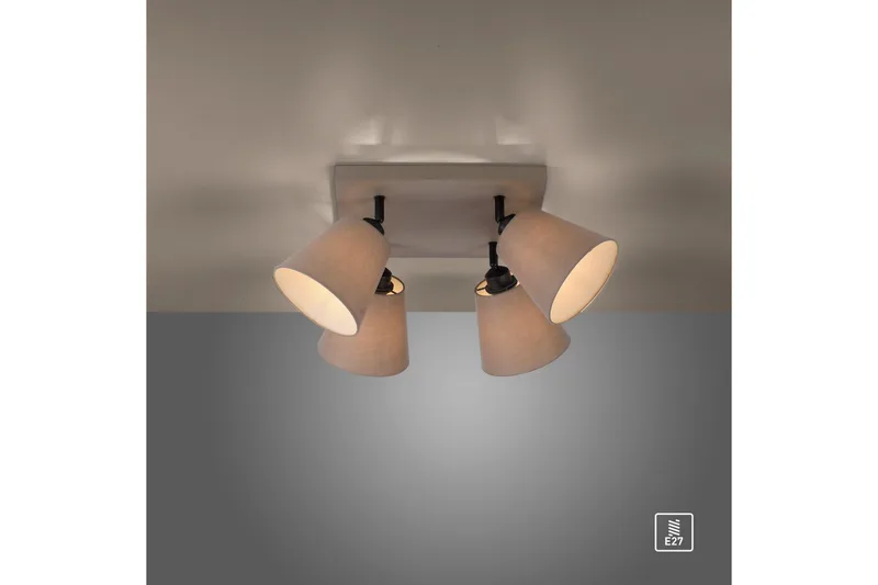 Taklampa Riala - 59x25,5x59 cm - Belysning & el - Inomhusbelysning & lampor - Sovrumslampa - Taklampa sovrum